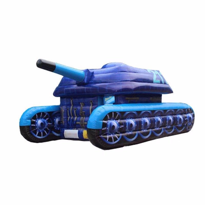 长治蓝色充气坦克